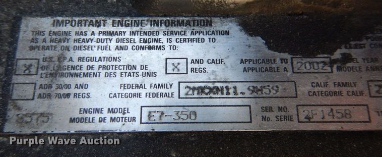 image for item DP5433 2003 Mack CH600  semi truck