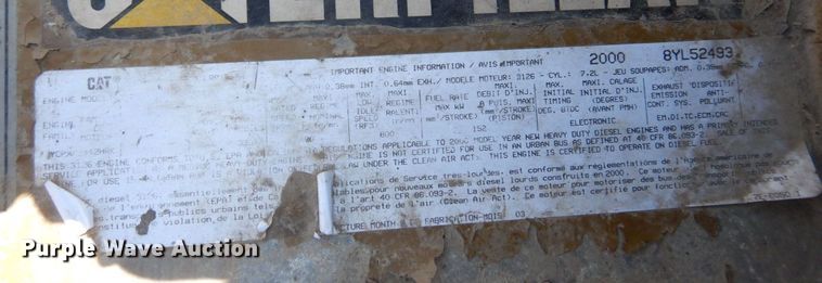 image for item DP5441 2000 Freightliner FL70  semi truck