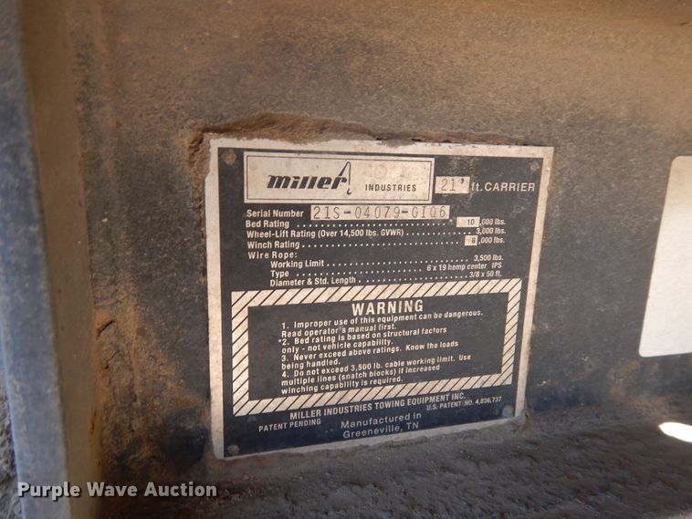 image for item DR1160 2006 Freightliner M106  rollback truck