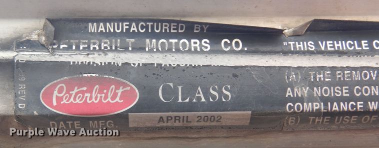 image for item DR1169 2003 Peterbilt 379  semi truck