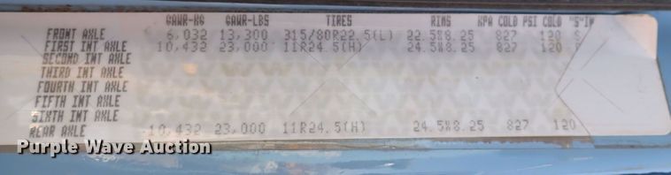 image for item DS7045 2016 Western Star 4900EX  semi truck