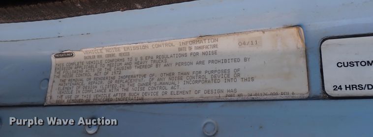 image for item DS7046 2012 Freightliner Coronado  semi truck