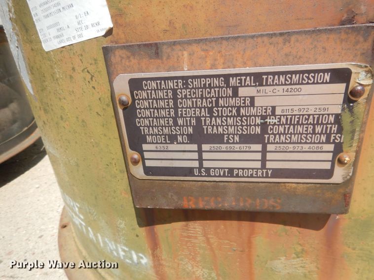 image for item HU9401 Spicer 6352  transmission