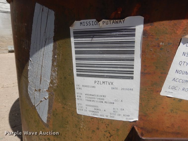 image for item HU9401 Spicer 6352  transmission