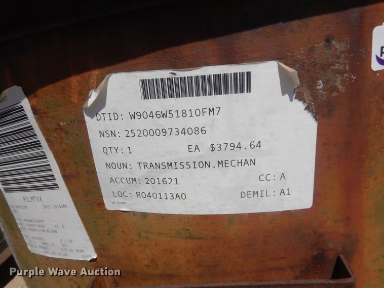 image for item HU9401 Spicer 6352  transmission