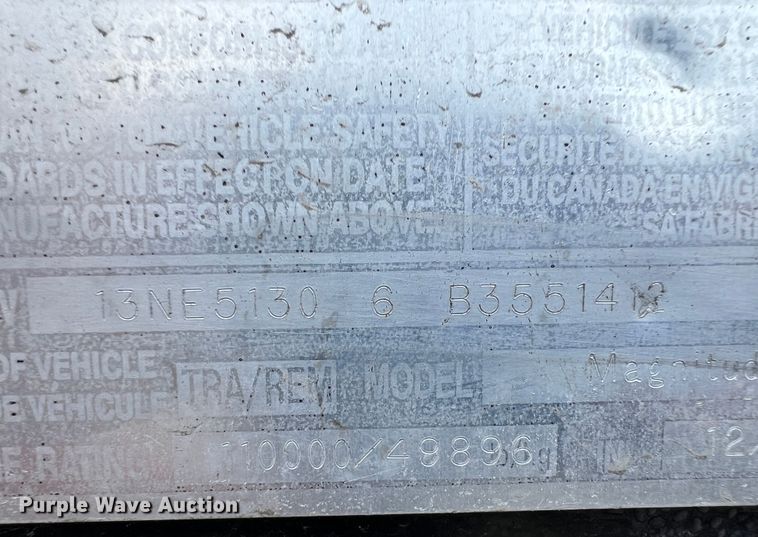 image for item JN9295 2009 Fontaine Magnitude 55H  lowboy equipment trailer