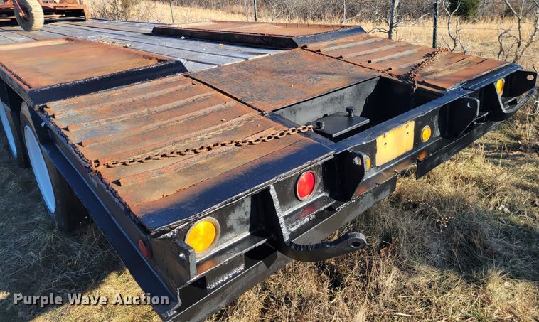 image for item KH9835 1989 Shop built  equipment trailer
