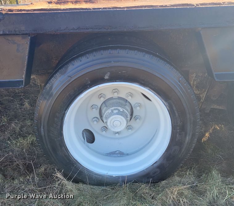 image for item KH9835 1989 Shop built  equipment trailer