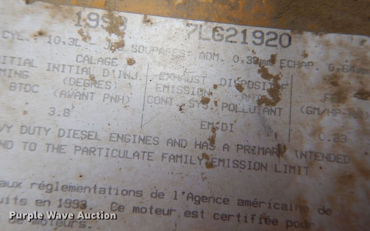 image for item KN9989 1994 White GMC WG  semi truck