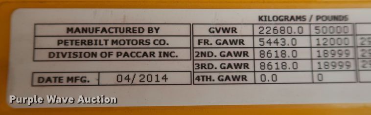 image for item KR9811 2015 Peterbilt 579  semi truck