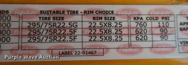 image for item KR9812 2016 Peterbilt 579  semi truck