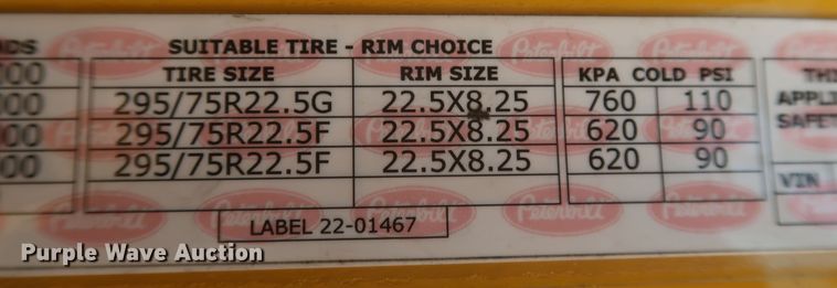 image for item KR9813 2016 Peterbilt 579  semi truck