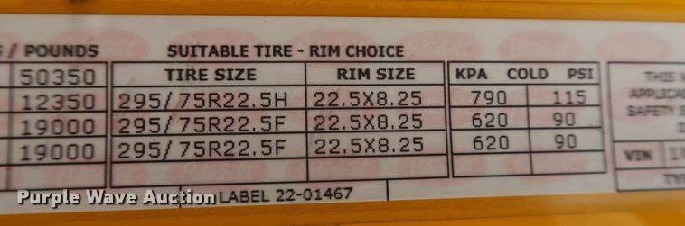 image for item KR9822 2019 Peterbilt 579  semi truck