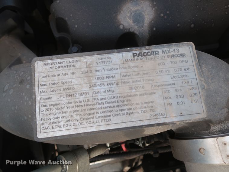 image for item KR9826 2019 Kenworth T680  semi truck