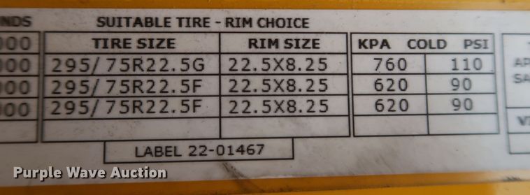 image for item KR9828 2016 Peterbilt 579  semi truck