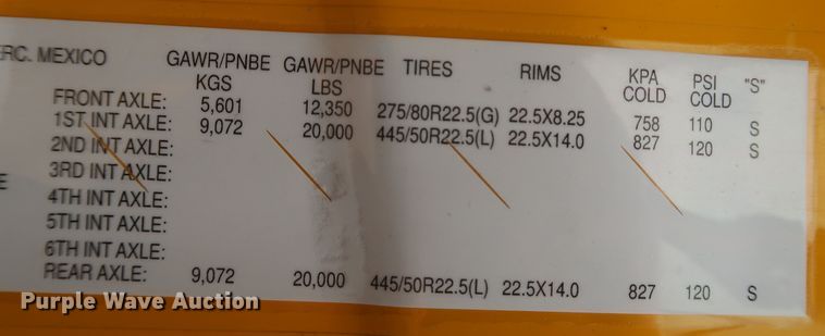 image for item KR9833 2017 Freightliner Cascadia 125  semi truck