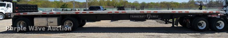 image for item KT9830 2021 Transcraft  flatbed trailer