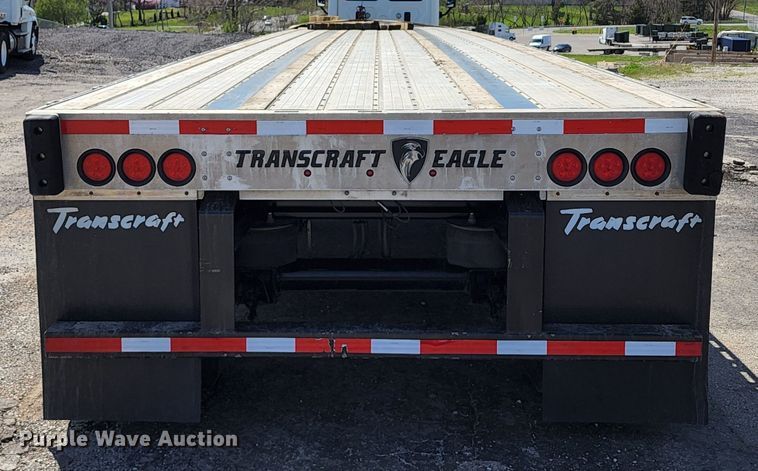 image for item KT9832 2021 Transcraft  flatbed trailer