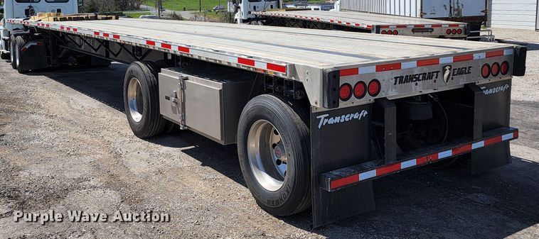 image for item KT9832 2021 Transcraft  flatbed trailer
