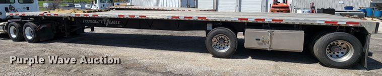 image for item KT9832 2021 Transcraft  flatbed trailer