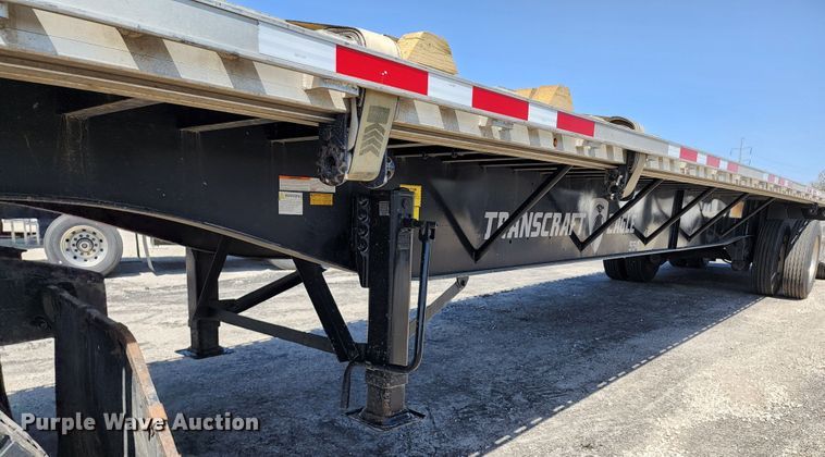 image for item KT9832 2021 Transcraft  flatbed trailer