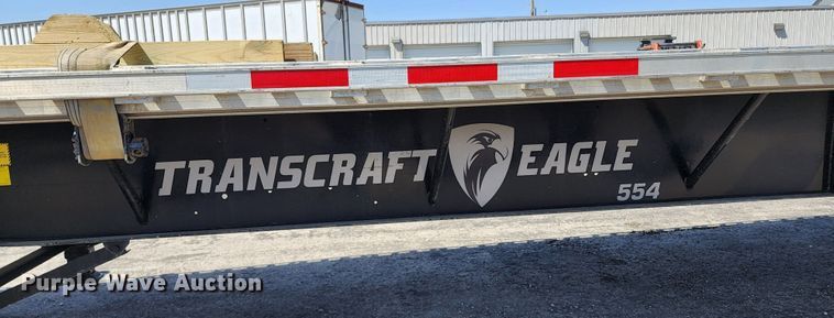 image for item KT9832 2021 Transcraft  flatbed trailer