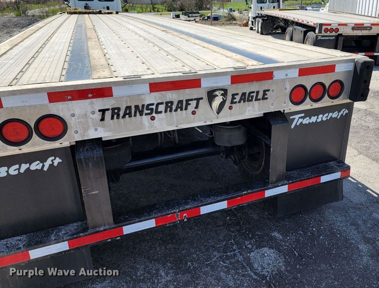 image for item KT9832 2021 Transcraft  flatbed trailer