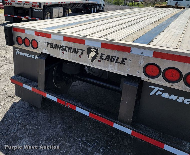 image for item KT9832 2021 Transcraft  flatbed trailer