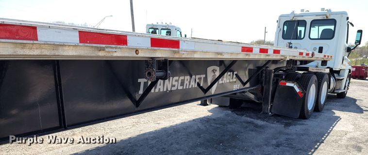 image for item KT9832 2021 Transcraft  flatbed trailer