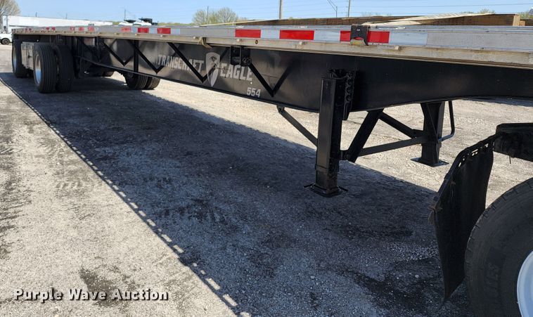 image for item KT9832 2021 Transcraft  flatbed trailer