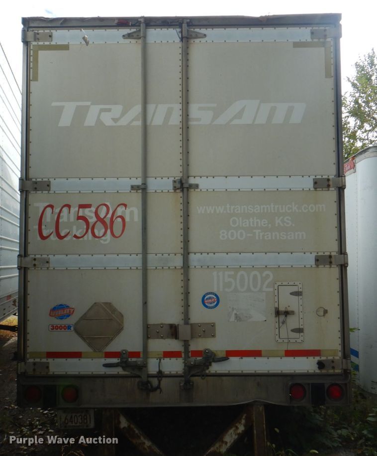 image for item KX9214 2003 Utility 3000R  refrigerated van trailer