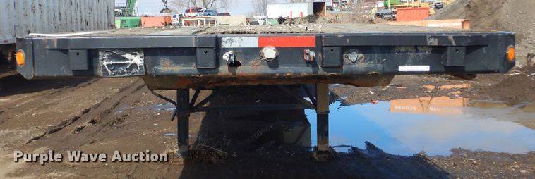 image for item MX9909 1991 Fontaine  flatbed trailer