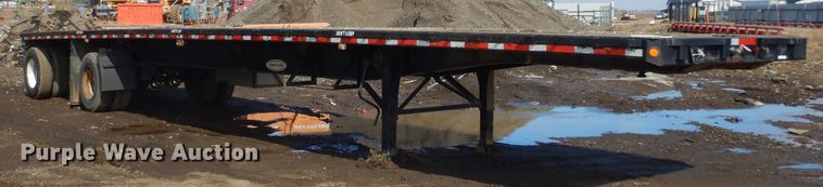 image for item MX9909 1991 Fontaine  flatbed trailer