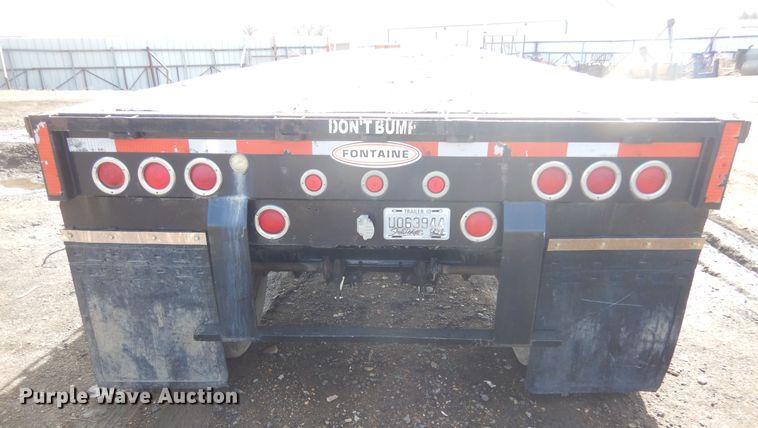 image for item MX9909 1991 Fontaine  flatbed trailer
