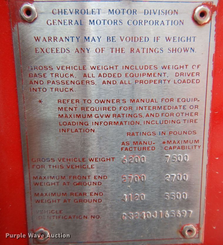 image for item DK0805 1970 Chevrolet  pickup truck