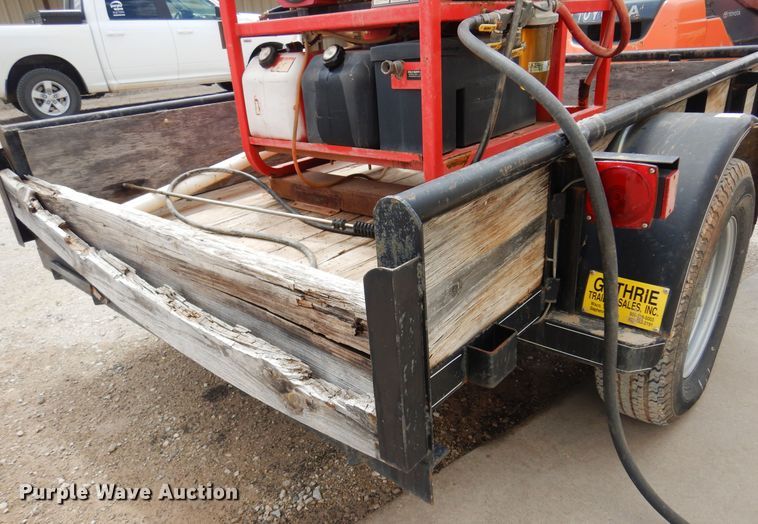 image for item DK0806 2012 R&D  pressure washer trailer