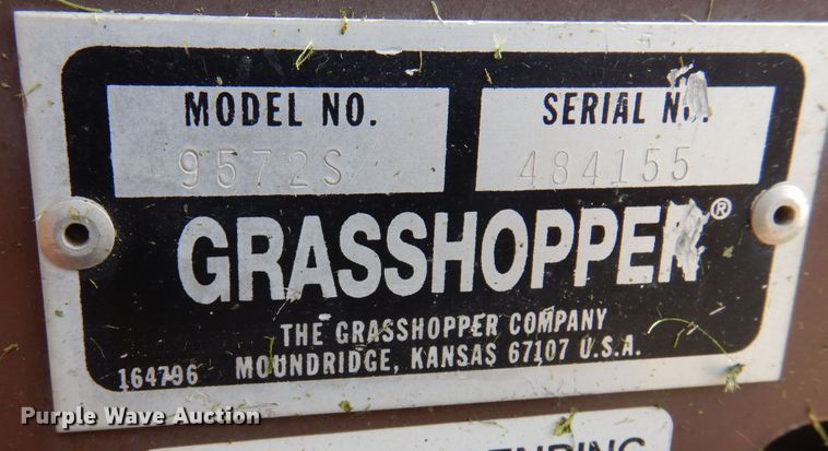 image for item DK0893 Grasshopper 9572S  ZTR lawn mower