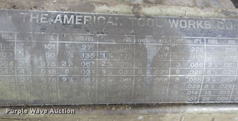 image for item DK1992 American Tool Works  lathe