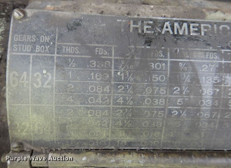 image for item DK1992 American Tool Works  lathe