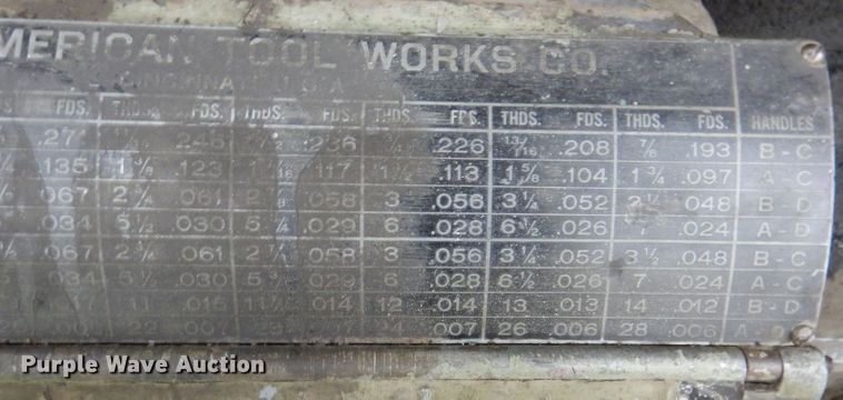 image for item DK1992 American Tool Works  lathe