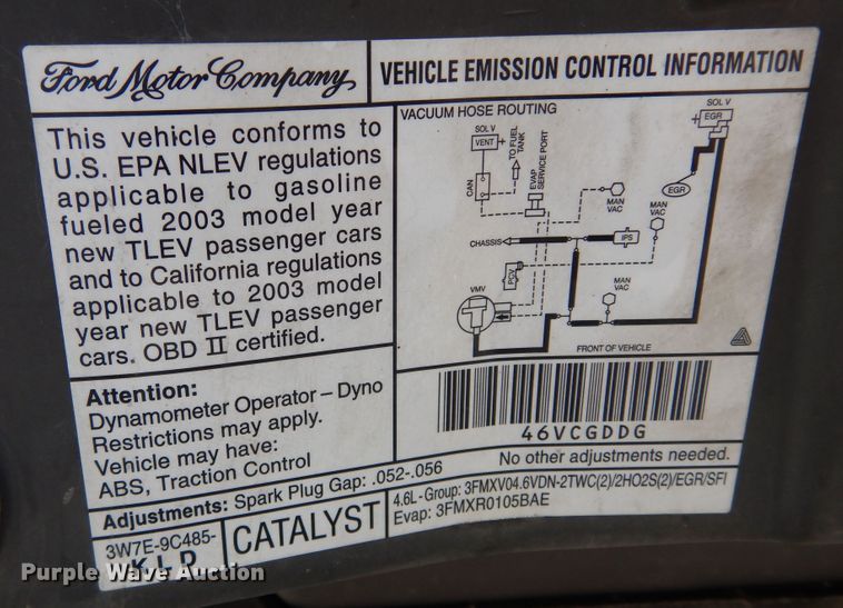 image for item DK8275 2003 Ford Mustang GT  convertible