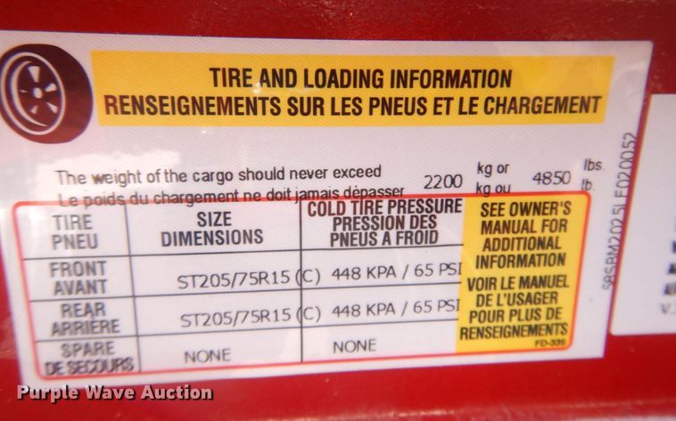 image for item DM5428 2020 East Texas  equipment trailer