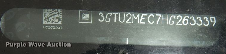 image for item DN1521 2017 GMC Sierra 1500  Crew Cab pickup truck