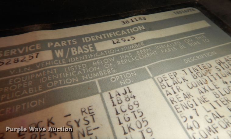 image for item DN1551 1986 GMC Suburban 2500  SUV