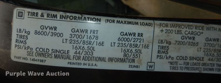 image for item DN1551 1986 GMC Suburban 2500  SUV