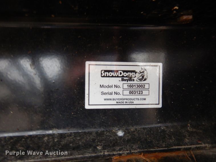 image for item DR0343 Snow Dog 16013002  V-blade snow plow