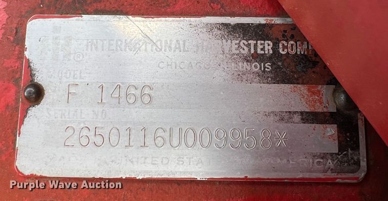 image for item DR1345 International Farmall 1466  tractor