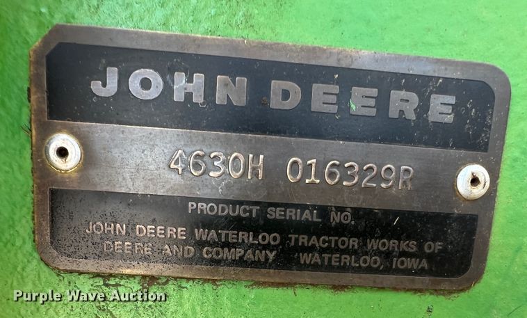 image for item DR1346 John Deere 4630  tractor