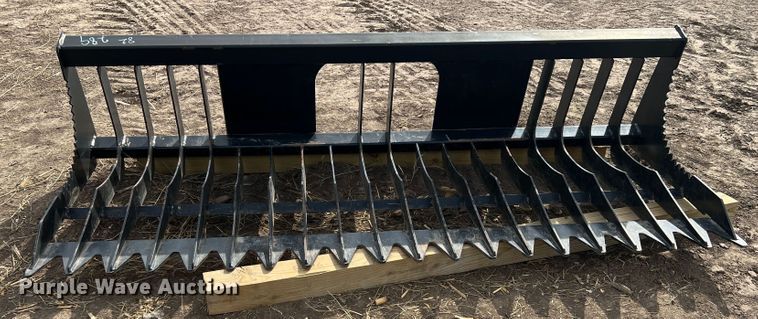image for item DR1347 83"W skid steer rock bucket
