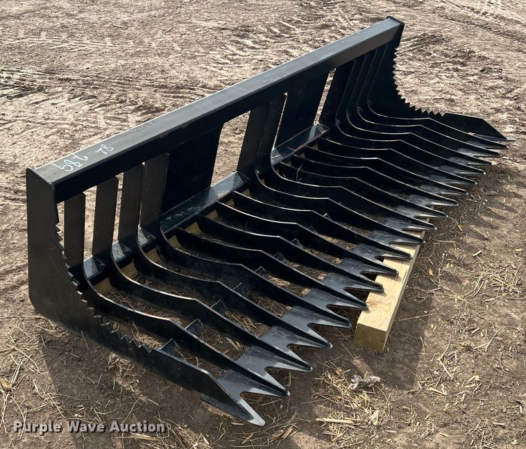 image for item DR1347 83"W skid steer rock bucket
